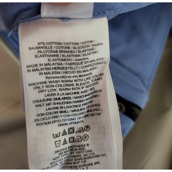 Brook's Brothers Mens Pleated Khaki Shorts Casual Summer Chino Golf Walking - Picture 6 of 10